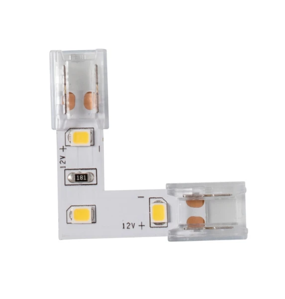 VEGAS EASY CLIP L-STRIP Left Connector 4.8W / 12V 4000K Priced per 1pc